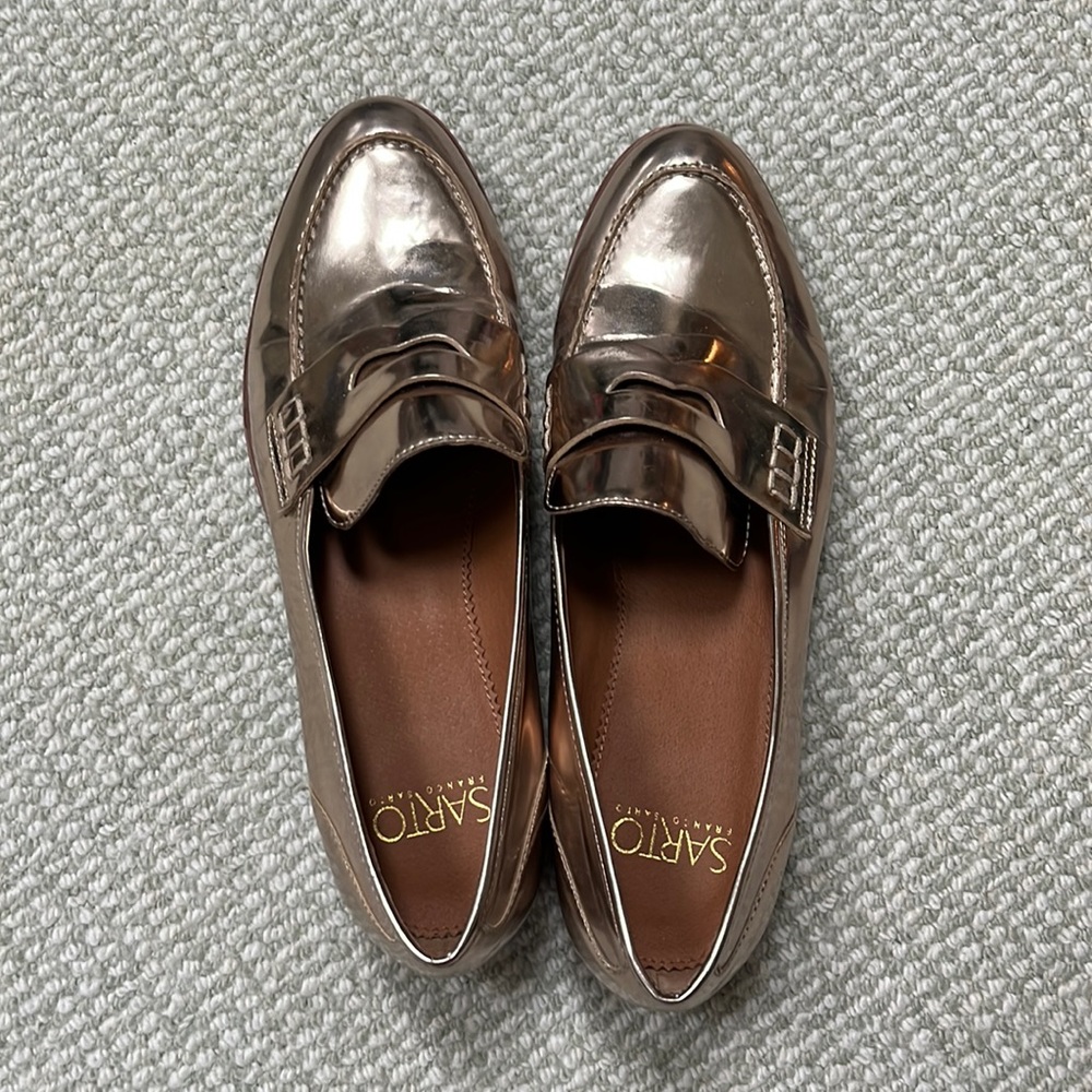 Sarto Metallic Loafers